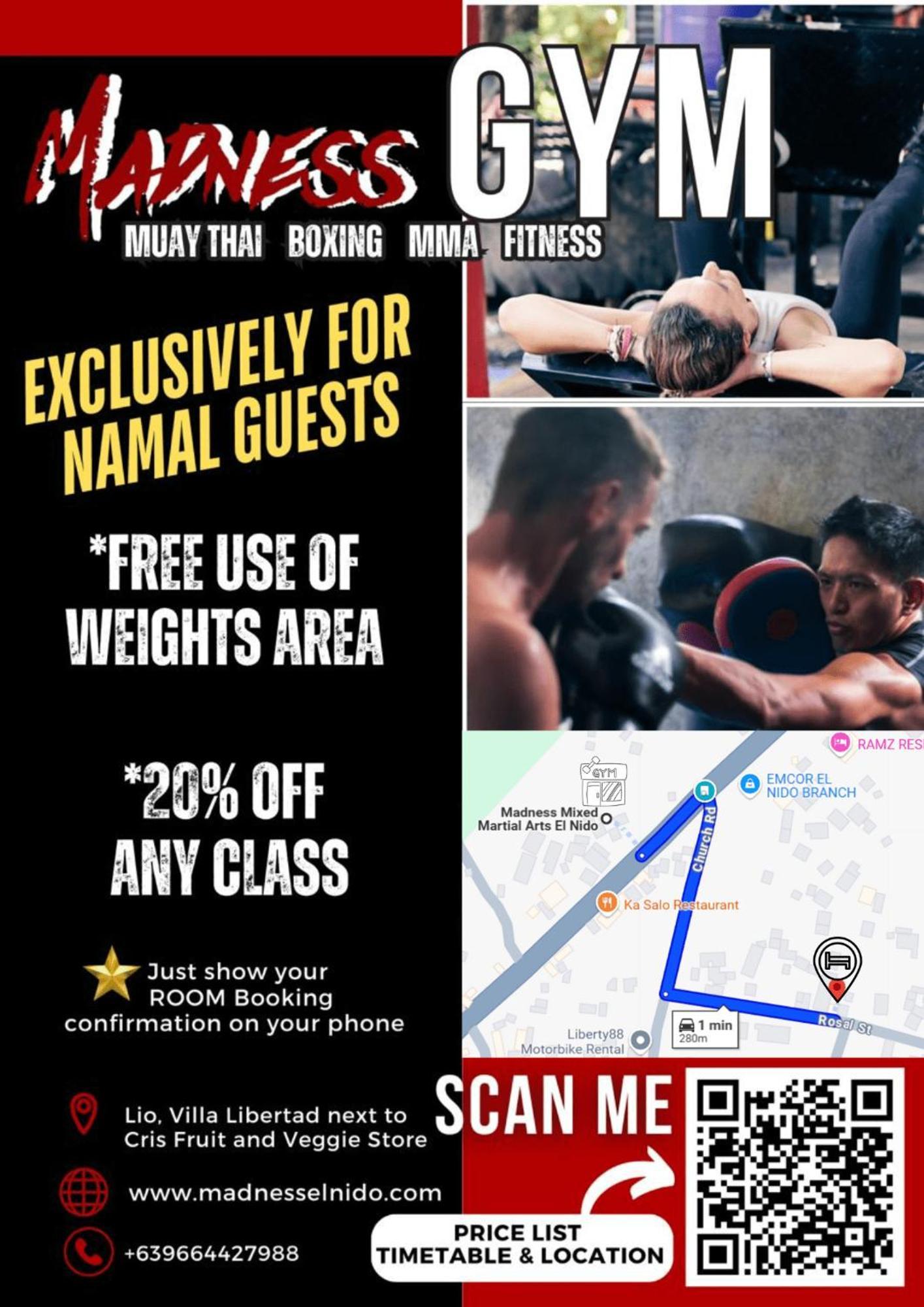Namal Apartelle - Free Scooter & Gym Access El Nido Kültér fotó