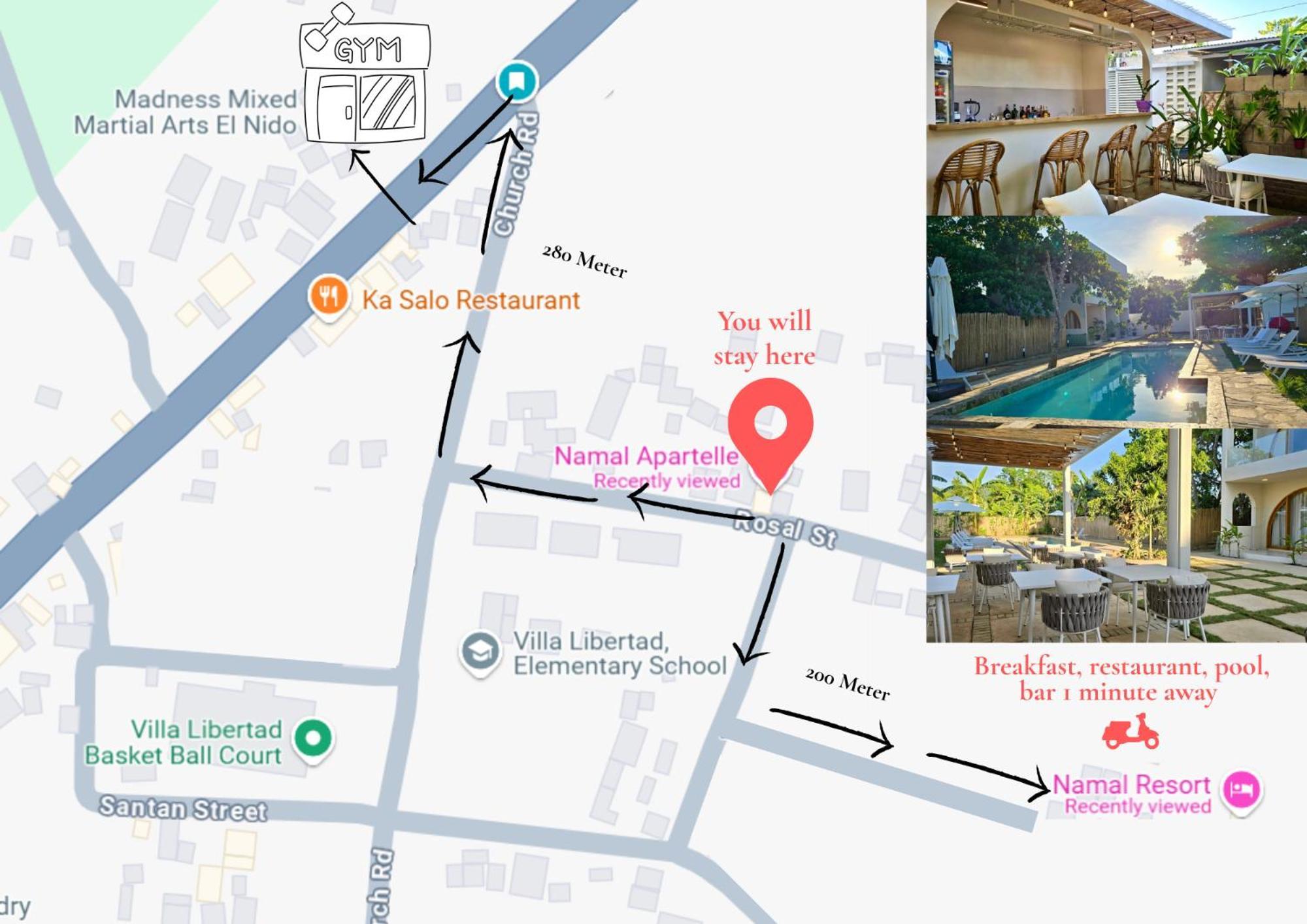 Namal Apartelle - Free Scooter & Gym Access El Nido Kültér fotó